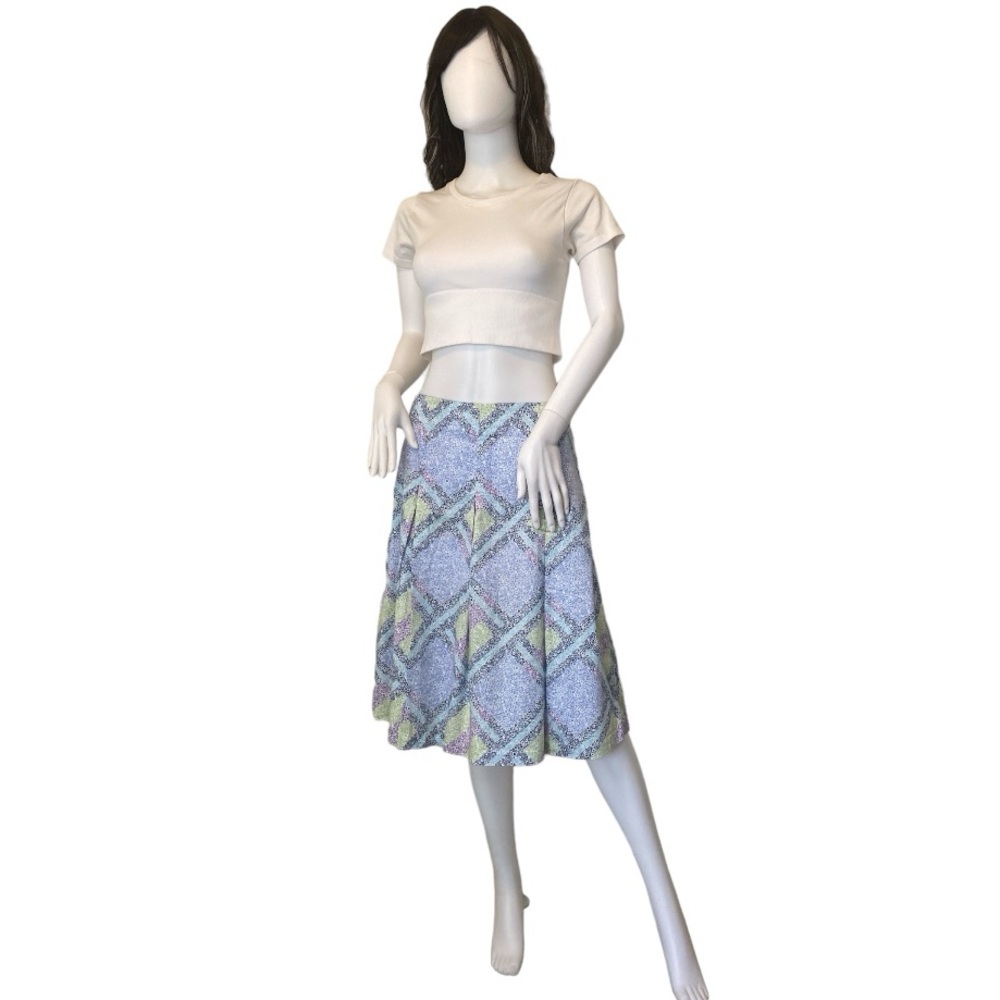 Talbots Floral A-line Skirt